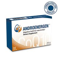 Androenergen CoQ10 for Male Fertility – 333mg High Absorption CoQ10 Fertility Supplement for Men - 999mg per 3-Softgel Servings (84 Softgels - 28 Day Supply)