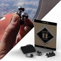 Isolate 2 PRO high-tech certified solid titanium earplugs, for concerts, festivals, motorcycling, health & safety (machined titanium finish)