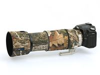 ROLANPRO #10 New Brown Jungle Camo Lens Clothing Camouflage Rain Cover for Canon EF 100-400mm f4.5-5.6 L IS II USM Lens Protection Sleeve