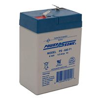 LFI Lights - UL Certified - Emergency Light Battery 6V 4.5Ah SLA - Sealed Lead Acid - B6V4A