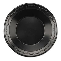 Elite Laminated Foam Dinnerware, Bowl, 12oz, Black, 125/pack, 8 Pack/carton