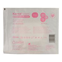KerraFoam 7" x 8" Oval Gentle Border Foam Dressing for Wound Care (CWL1135) - Aids Wound Healing by Absorbing and retaining Drainage While Being Gentle on The Surrounding Skin. (1 Each)