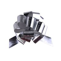Metallic Pull Bows for Gift-Wrapping, 2-Piece (Small, Silver)