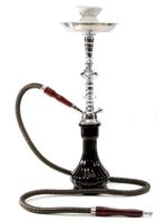 BLACK FRESH new sale hookah water glass vase + pipes for shisha narguile smoking