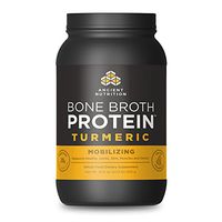 Ancient Nutrition Bone Broth Protein Powder, Turmeric Flavor, 40 Servings Size