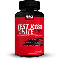 Force Factor Test X180 Ignite Pro Energy-Maximizing Preworkout, 60 Count