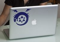 Homunculus Full Metal Alchemist - Apple Macbook Laptop Decal