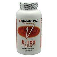 Vitalabs Vitamin B-100 Complex, 250 tablets