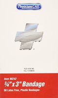PhysiciansCare by First Aid Only Plastic Bandages  Refill, 50 Count (Pack of 12)