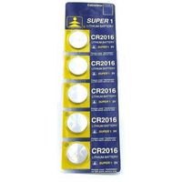 SE - Battery - CR2016, Button Cell, 5 Pc