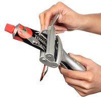 Big Squeeze Tube Squeezing Tool – Waste Less, Save More – Professional-Grade Metal Tube Squeezer, Ideal for Artists and Stylists – Works with Paint, Hair Dye, Prescription Creams, Cosmetics (Silver)