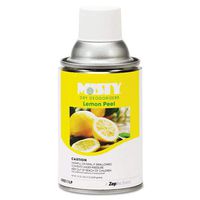Metered Dry Deodorizer Refills, Lemon Peel, 7oz, Aerosol, 12/Carton
