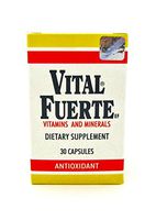 New Vital Fuerte Vitamins & Minerals Dietary Supplement 30 Capsules Antioxidant