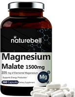 NatureBell Magnesium Malate 1500mg Per Serving, 360 Capsules, Non-GMO
