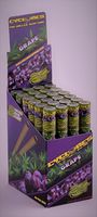 12 Total Natural Cyclone Hemp Cones Grape Flavored (6 Packs of 2) + XL Beamer Doob Tube Non Tobacco Non Nicotine + Limited Edition Beamer Smoke Sticker Made of Pure Hemp