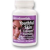 Lifetime Essentials Youthful Skin Collagen Formula Nutritional Support for Optimum Collagen Levels 30 Caps