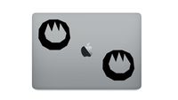 Runescape Decal- Fire Rune 5in Set of Two(2x)