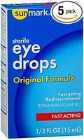 Sunmark Eye Drops Original Formula - 0.5 oz, Pack of 5