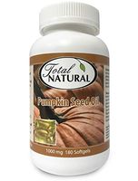 Pumpkin Seed Oil 1000mg 180s [2 Bottles] by Total Natural, Men and Sex Health Care, Supports Healthy Prostate and Urinary Control, Made in Canada