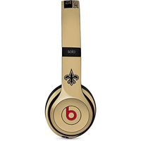 Skinit Decal Audio Skin for Beats Solo 3 Wireless - Officially Licensed NFL New Orleans Saints Gold Performance Series Design