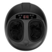 Foot Massager Shiatsu Kneading Foot Massager Massage Machine with Heat for Home Black