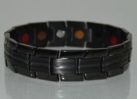 Titanium Power Energy Magnet Therapy Bracelet with 4 in 1 Function (Link Removal Tool Included)- Free “LED Flashlight with Key Chain” with Your Order- 206BR