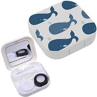 Portable Contact Lens Case Box Travel Kit Mirror + Bottle + Tweezers Container Holder [ Whalevector ]