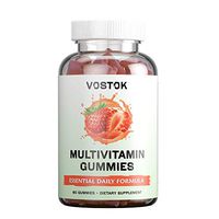 Multivitamin Gummies Essential Daily Formula - Complete and Natural Formula for Men and Women - Support for Multiple Systems and Immune Health, Non-GMO, Gluten Free, 60 Count by Vostok Nutrition
