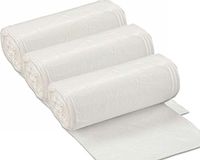 150 SHREDDER BAGS COMMERCIAL up to 16 GALLON PLASTIC BAGS FIT AS SHREDDING BAGS 10 11 12 13 14 GALLON TO 15 GALLON SIZES, CLEAR SMALL TO MEDIUM BAGS FOR SHREDDERS 3 ROLLS OF 50, 100 BAGS PLUS 50% MORE