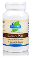 Priority One Vitamins Licorice Plus Natural Licorice Flavor 90 Chewable Tablets - Soothing Support for The gastrointestinal Tract and Occasional Acid Reflux.*