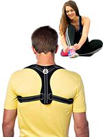 Posture corrector for women, men, back brace, spinal straightener decompression, shoulder pain relief, support belt under clothes neck trainer, upright go, back pack, kneeling chair, thoracic stretch
