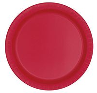 Red Paper Plates, 8ct