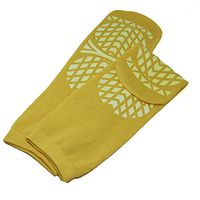 Secure Step Bariatric Sock, Double-Sided Non Slip Bariatric Sock - Yellow - 3XL (4 Pair) - Men's Size: 13 / Women's Size: 13
