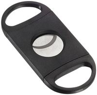 Visol VCUT908 Flynn Stainless Steel Cigar Cutter, Black