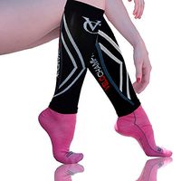 VeloChampion Compression Calf Sleeves - For Running, Cycling, Triathlon (Black, Small)