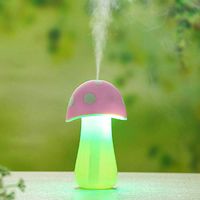 Voberry® Home Aroma USB LED Light Humidifier Mushroom Air Diffuser Purifier Atomizer New (Pink)