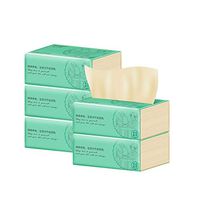 Log Pumping Paper 4 Packs of Pumping Paper Towels Baby Paper Towels Household, 240 Sheets in A Pack, Folded Toilet Paper, Super Jumbo Bulk Pack Quality White Tissue Suitable for Home Use (4)