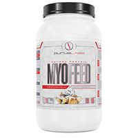 Purus Labs Myofeed Premium 3-Tier Blended Protein | Whey Isolate, Whey Concentrate & Micellar Casein | Rich in BCAAs | Vitafiber & Aminogen Digestive Enzymes | Great Flavors | 25 Servings