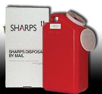 Sharps Compliance 13000-008 Sharps Recovery System 3 gal Needle Disposal Container, English, 15.34 fl. oz, Plastic, 1 x 1 x 1