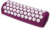 MQUPIN 1Pcs Acupressure Massage Pillow for Neck Pain Treatment, Relieve Stress, Yoga Mat Massager Pillow for Body Pain Relief Health Care Massager Cushion (Purple)