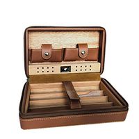 Lxc Moisturizing Cedarwood Humidor 4 Pack Portable Cigar Cases Handmade Cigar Humidors