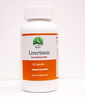 Livertonic Capsules x 60 Units – Natural Organic Liver Dietary Supplement, Cleanses & Detoxifies Liver, Promotes Liver Health, Boosts Normal Liver Function, GMP Standard Liver Supplement