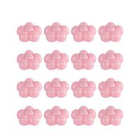 Vosarea 16pcs Bed Skirt Pins Blossom Heart Shape Slipcovers Holding Pins Anti-Slip Decorative Sheet Fasteners for Slip Covers Drapes Other Fabric and Materials Securely in Place Sewing Home Decor