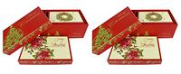 ALEF Set of 6 Elegant Decorative Holiday Themed Nesting Gift Boxes -3 Boxes- Nesting Boxes Beautifully Themed and Decorated!