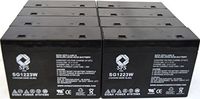 SPS Brand 1223W Replacement Battery for Power-Sonic PS-1251FP (8 Pack)