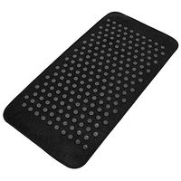 GHF Yoga Acupuncture Mat Imitation Cobblestone Reflexology Walk Stone Foot Massager Cushion Foot Leg Pain Relieve Walk Massage Mat,Black