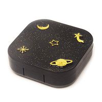 Honbay Fashion Planet Contact Lens Case Portable Contact Lens Box Kit with Mirror