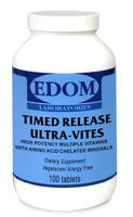 Timed Release Ultra Vites - Vegetarian - Allergy Free - Gluten Free - Multivitamin - 100 Tablets
