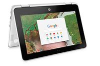 Newest HP 2-in-1 Business Chromebook 11.6in HD IPS Touchscreen, Intel Celeron N3350 Processor, 4GB Ram 32GB SSD, Intel HD Graphics, WiFi, Webcam, Google Chrome OS-White (Renewed)