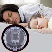 LLQ Snoring Device,Silicone Magnetic Anti Snore Clip Stop Snoring Nose Device Aid Relieve Snore for Men and Women 3Pcs